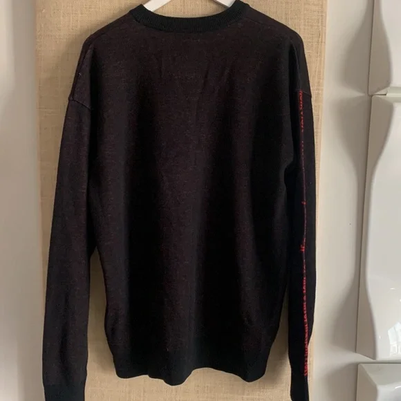 NWT maison mihara Yasuhiro “laundry tag” sweater - Picture 6 of 12